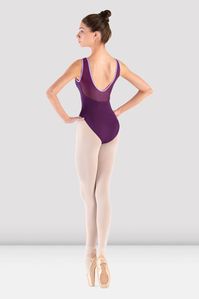 Ladies Serendipity Boat Neck Leotard, Purple