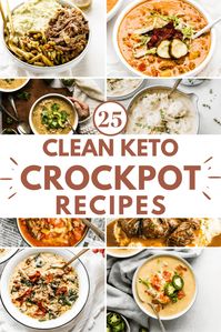 25 Clean Keto Crockpot Recipes - Healthy Little PeachHealthy Little Peach