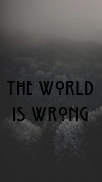 I love the way American Horror Story can pack so much truth in to four words, an episode, a season.  It is art.  And this truth is the basis of all art.  Of all individual thinkers.  Of all system buckers.