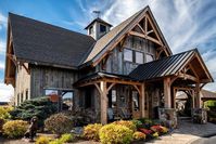 Beautiful rustic home, which features our WeatheredBlend Gray Shiplap Siding. For additional info on all of our reclaimed wood products, check out our website www.trestlewood.com. Photoset #49270