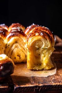 Salted Sage Honey Butter Brioche Rolls | halfbakedharvest.com