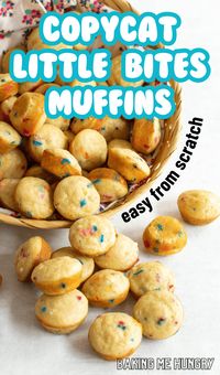 Who loves delicious muffins? This Little Bites Muffin Recipe is the perfect way to have a great school snack or a simple recipe!