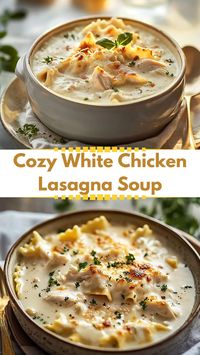 Discover the ultimate winter dinner recipe: White Chicken Lasagna Soup! Creamy, flavorful, and loaded with wholesome ingredients, it’s the ideal healthy winter treat to impress your Friendsgiving guests. Perfect for anyone craving comforting yet sophisticated winter meals that fit every occasion. Quick to prepare and even better the next day!