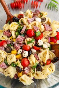 Easy Italian Tortellini Pasta Salad - Kalefornia Kravings