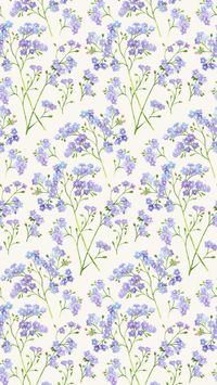 Lavender Flower Pattern Wallpaper #lavender  #flower #wallpaper #purple #violet #pattern #patternwallpaper