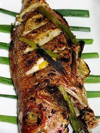 Bahamian Style Broiled Red Snapper