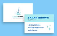 Creative Superclean Cleaning Services Business Card