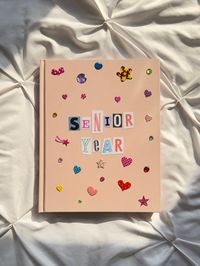 Senior Year Scrapbook x #highschool #senioryear #scrapbook #scrapbooklayout #scrapbookjournal #aesthetic