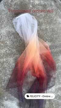 Featuring a beautiful gradient that captures the warm hues of a sunset, this veil is perfect for adding a romantic touch to your special day. Whether you're walking down the aisle or dancing the night away, this unique accessory will elevate your bridal style. Easy to make and customizable to match your wedding theme, this veil is not just a fashion statement; it’s a heartfelt piece of art you can cherish forever. 💍👰 #DIYWedding #OmbreVeil #BridalStyle #sunsetvibes