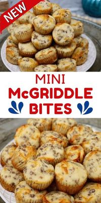 Say goodbye to mundane breakfasts and hello to a world of delightful flavors with these scrumptious Mini McGriddle Bites! Packed with sausage, cheese, and sweet maple syrup, this breakfast recipe will transform your mornings into something extraordinary. Give it a try and let the good times roll with every bite. Click the link to view the full recipe!