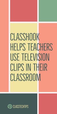 Use this awesome tool to find classroom videos and use television in your lesson! Teachers can use ClassHook to improve student engagement and content retention in the classroom by making connections to popular television shows and movies.