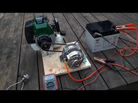 DIY How to make mini generator Alternator 12V DC - YouTube