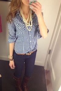 Gingham shirt