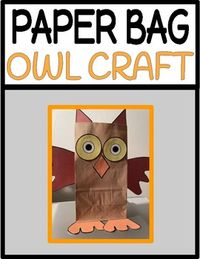 Included are templates for making a paper bag owl craft. Follow me for new product notifications.Like and check us out on Facebook at https://www.facebook.com/Learn