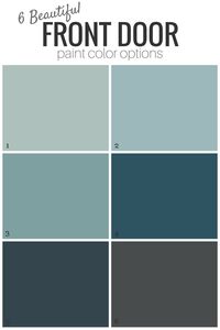 Add curb appeal to your home with one of these gorgeous blue or gray front door paint color options!