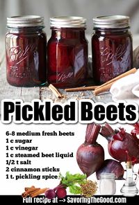 Pickling Beets (Easy Refrigerator Pickled Beet Recipe)