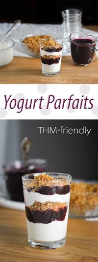 Vanilla Yogurt, Blueberry Topping, and Yogurt Parfaits a Myriad of Ways | Briana Thomas