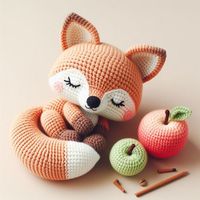 Learn how to create a cute, snuggly sleeping fox amigurumi with our easy-to-follow crochet pattern that's perfect for gifts and decor.