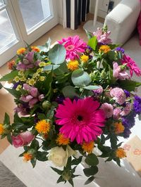 #bouquet #flowers #colorful #present