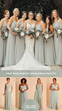 Check this off your to-do list! Get 3 free swatches before saying "yes" to the dream bridesmaid dresses.