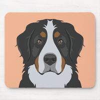 Bernese Mountain Dog Mouse Pad - tap to personalize and get yours #MousePad #fiance #gift #wife #idea #gifts