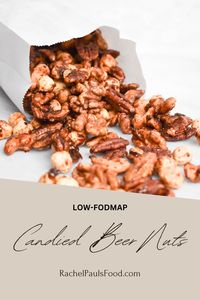 The Best Low-FODMAP Candied ‘Beer’ Nuts; Gluten-free, Vegan