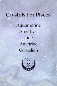 Healing crystals for the star sign Pisces