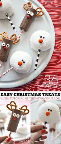 Christmas Treats – Reindeer and Snowman | The 36th AVENUE