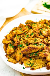 Soy Curl Chicken Pieces - Vegan Recipe, Tastes Like Rotisserie!