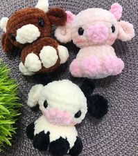 Amigurumi Cow Free Crochet Pattern – Free Amigurumi | #игрушки #ручная работа #блог #вязание #амигуруми #подарок #новый год