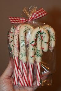 Chocolate Dipped Candy Canes