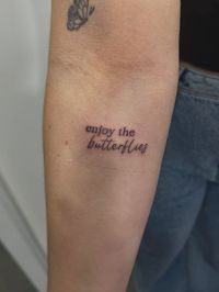 Dainty tattoo, tattoo inspo, fine line tattoo, tattoo quotes, quote tattoos, enjoy the butterflies, daniel ricciardo quotes, enjoy the butterflies tattoo, enjoy the butterflies daniel ricciardo, daniel ricciardo tattoos, f1 tattoos, f1 quotes, formula one tattoos, #f1 #f1quotes #formula1 #formulaone #danielricciardo #enjoythebutterflies #daintytattoo #finelinetattoo #finelinetattoodesign #tattoosforwomen #tattooideasforwomen #tattooinspiration