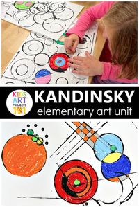 Wassily Kandinsky Art Project and Elementary Art Lessons - Kids Art Projects 101