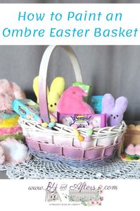 ombre easter basket tutorial