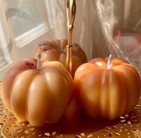 Pumpkin Shaped Candles  ~ Get Ready for the Fall with pumpkin shaped candles!  ~ Perfect for Home Decor and for Gifts!  Scent: Pumpkin Spice