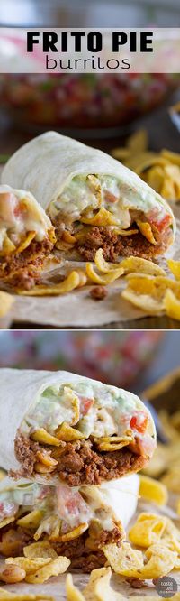 Frito Pie Burrito - Taste and Tell