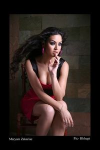 Maryam Zakaria, iranain actress and model , lives in india