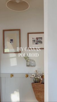 The slightly frayed edges are my favorite part 👏🏼I know you have a Polaroid photo laying around somewhere & most likely a blank wall - recipe for success!! The slightly frayed edges is my fav touch 🤌🏼 Make decorating easy 🤪 🔗 comment ‘shop’ for the wall decor! #amazonhome #homedecor #targetfinds #targethome #easydiy