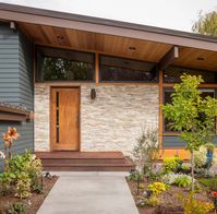 Mid Century Remodel - Midcentury - Entry - Seattle - by First Lamp | Houzz