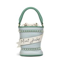 Seafoam Green Leather Cross Body Purse | Kentucky Derby SS24 x Radley