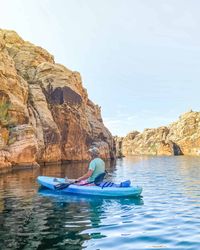 How to kayak Clear Creek Reservoir in Winslow, AZ - Karabou