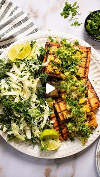 Rene Barker on Instagram: "Grilling season is here #ad 🎉 And we’re kicking things off with this super tasty Chipotle Tofu Steaks with Avocado Corn Salsa recipe! Made with @nasoya Super Firm High Protein Tofu – which I love because the tofu holds so well on the grill. Served with a kale slaw and an avocado corn salsa for a super tasty bite!

Comment “TOFU” to get the recipe or use the link in my bio 🤗

#thissavoryvegan #vegan #veganrecipe #veganrecipes #veganrecipeshare #veganfood #plantbased #plantbasedfood #plantbasedvegan #plantbasedrecipe #easyrecipe #dairyfree #dairyfreerecipes #tofu #tofurecipes #veganbbq #tofusteaks #summerrecipes"