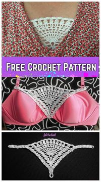 Crochet Triangle Lace Modesty Panel Free Crochet Pattern