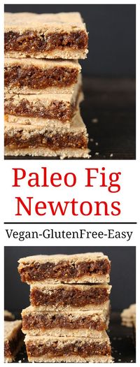 Paleo Fig Newtons - Real Food with Jessica