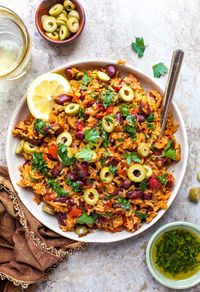 Spanish Rice and Beans (One Pot) - Dishing Out Health