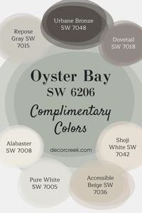 Oyster Bay brings a calming green to any room, while Alabaster and Pure White offer clean, bright foundations. Dovetail and Urbane Bronze add rich, earthy tones, creating depth and warmth. Repose Gray and Accessible Beige are versatile neutrals that complement both light and dark colors. Shoji White ties the palette together with a soft, welcoming touch, making it easy to create a cohesive and inviting space.