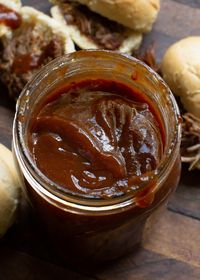 How to make BBQ Sauce to can. This bbq sauce recipe is the best homemade bbq sauce simmered slow on the stove using fresh tomatoes. It's loaded with black pepper, tangy vinegar, flavorful spices, molasses, and hickory liquid smoke just like our favorite bottle of Texas BBQ sauce! I love to make this recipe for long-term storage and pull out as many as I need throughout the year!