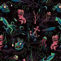 PRE ORDER, 'Dwellers of the Deep' Unisex Button-Up Shirt – Jeff Granito Designs