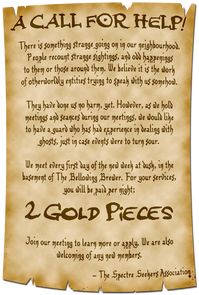 5 points for guessing what this is a nod to! It's also a great way to introduce the supernatural to your adventuring heroes by taking something clearly not that serious and unexpected ramping things up!  Want ideas on how? Follow the link! That's where you'll get the free printable AND free suggestions for your #TTRPG / #DnD game!