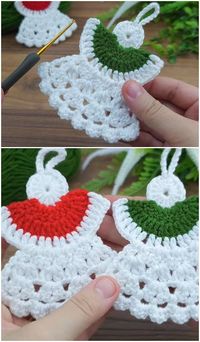 Crochet Christmas Tree Angel